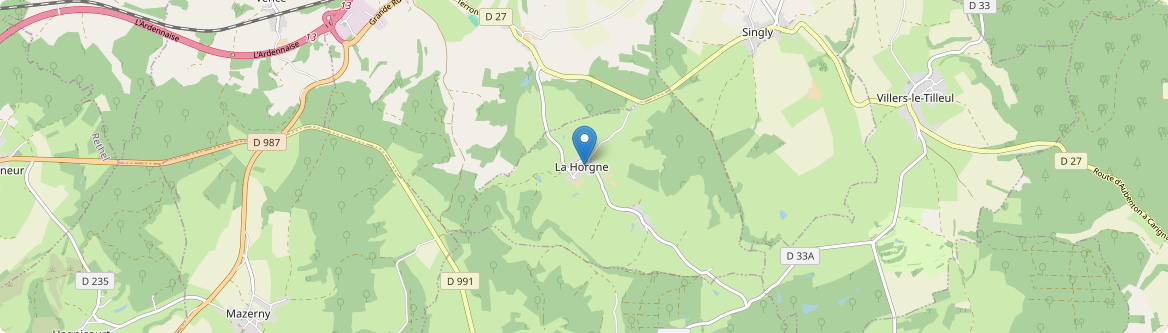 Horgne - Carte