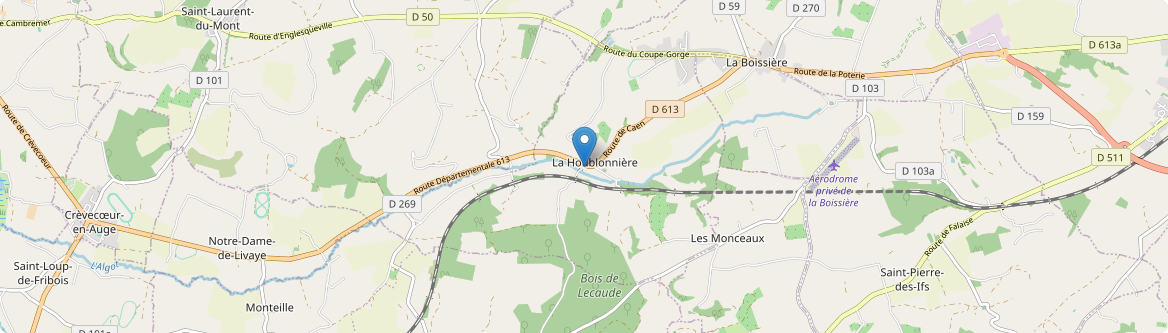Houblonnière - Carte