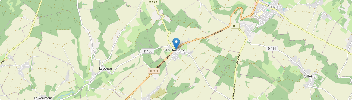 Houssoye - Carte