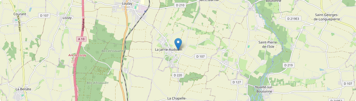 Jarrie-Audouin - Carte
