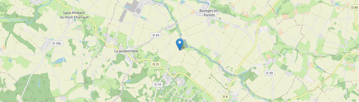 Jaudonnière - Carte