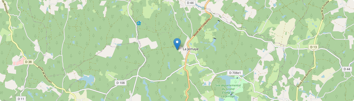 Jemaye-Ponteyraud - Carte