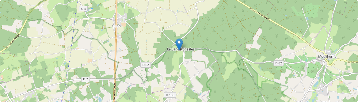 Lande-Chasles - Carte