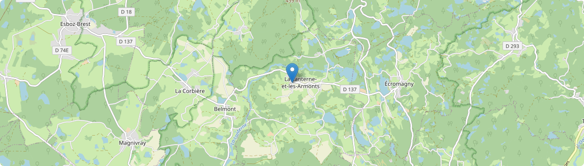 Lanterne-et-les-Armonts - Carte