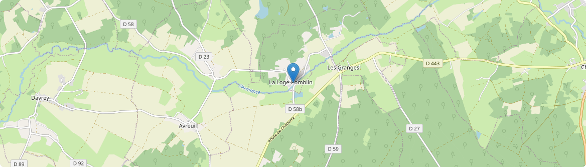 Loge-Pomblin - Carte