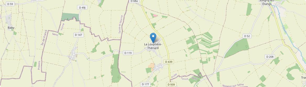 Louptière-Thénard - Carte