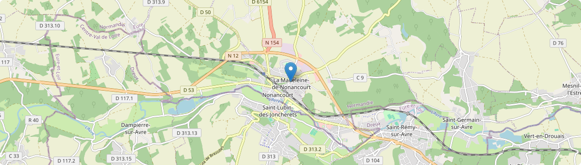Madeleine-de-Nonancourt - Carte