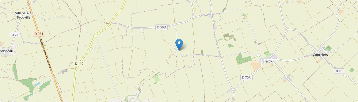 Madeleine-Villefrouin - Carte