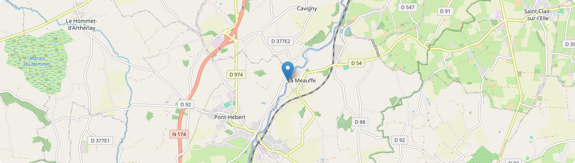 Meauffe - Carte