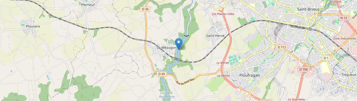 Méaugon - Carte