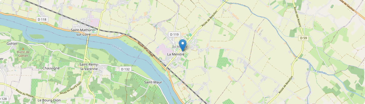 Ménitré - Carte
