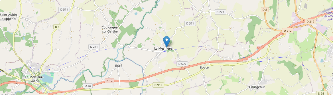 Mesnière - Carte