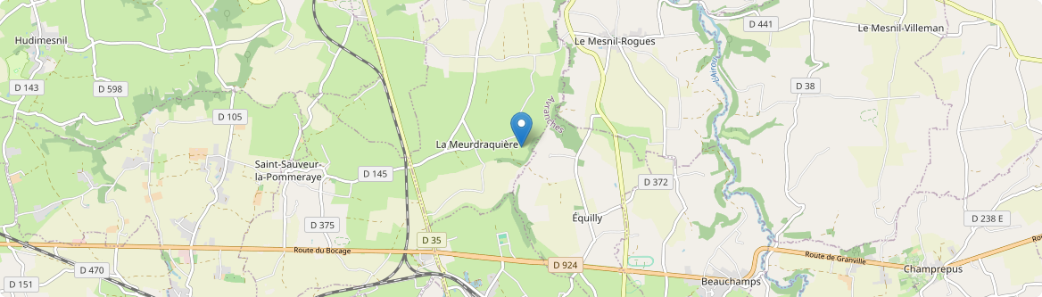 Meurdraquière - Carte
