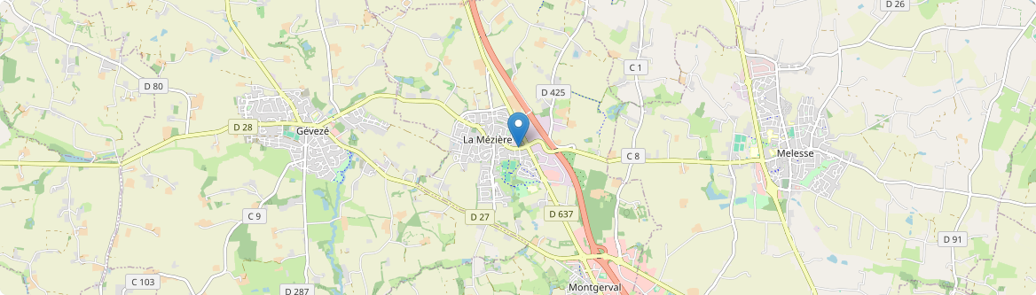 Mézière - Carte
