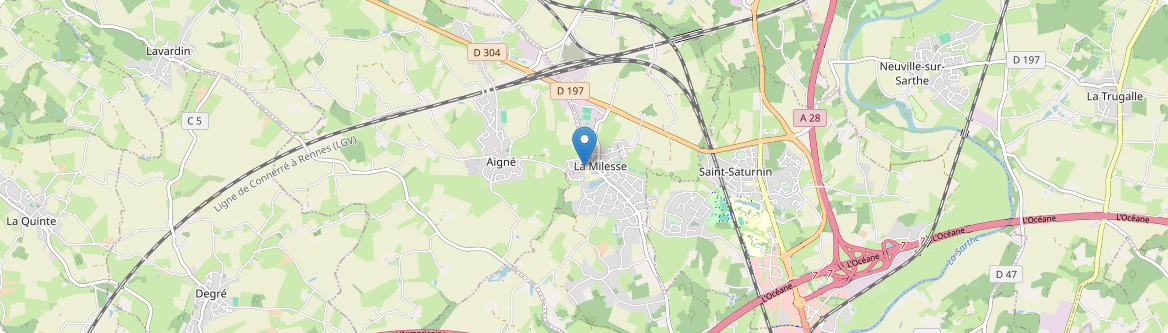 Milesse - Carte