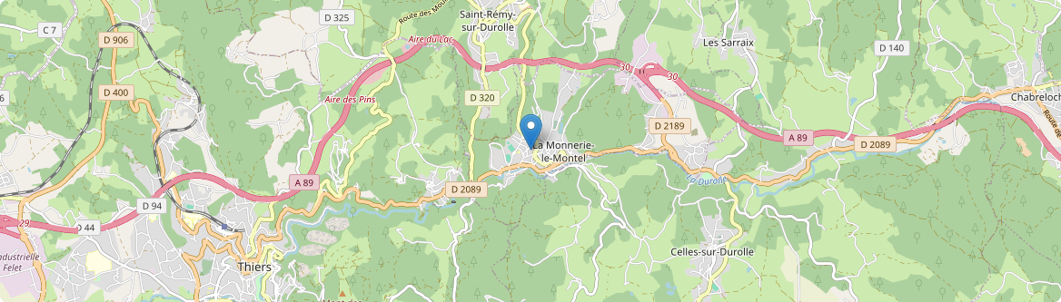 Monnerie-le-Montel - Carte