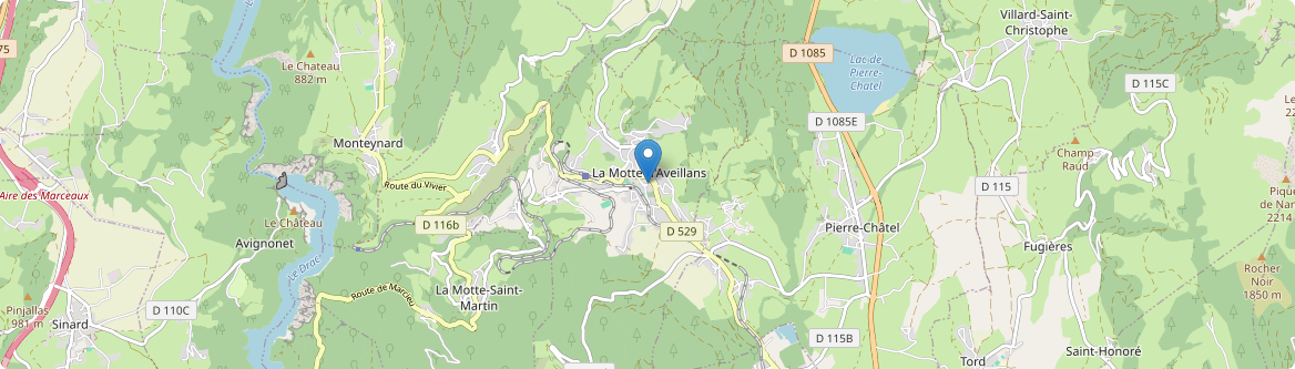 Motte-d'Aveillans - Carte