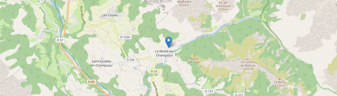 Motte-en-Champsaur - Carte