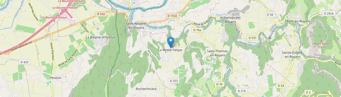 Motte-Fanjas - Carte