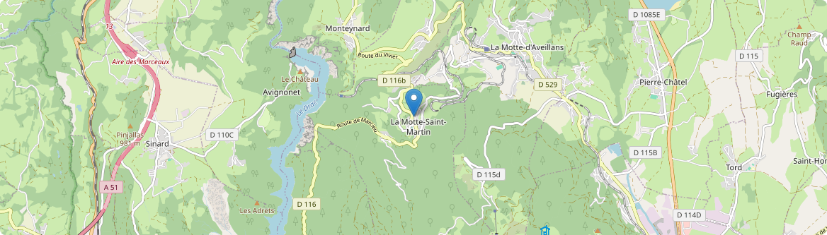 Motte-Saint-Martin - Carte