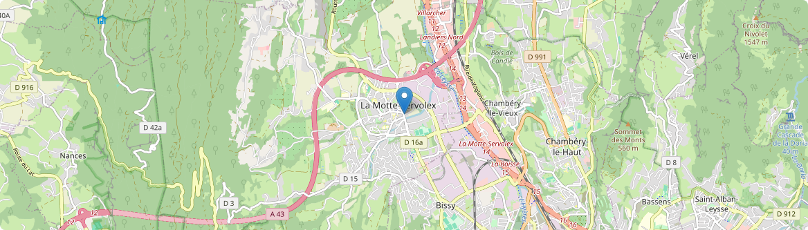Motte-Servolex - Carte