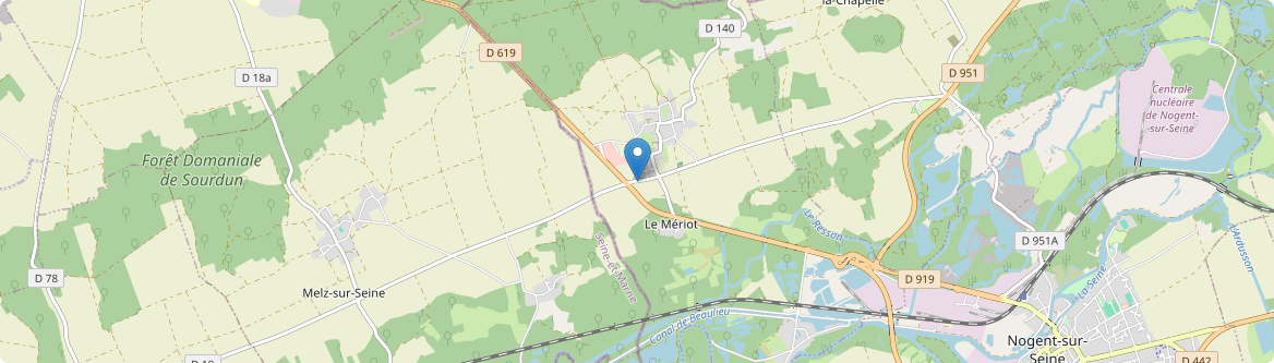 Motte-Tilly - Carte