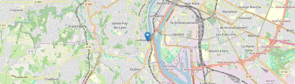 Mulatière - Carte