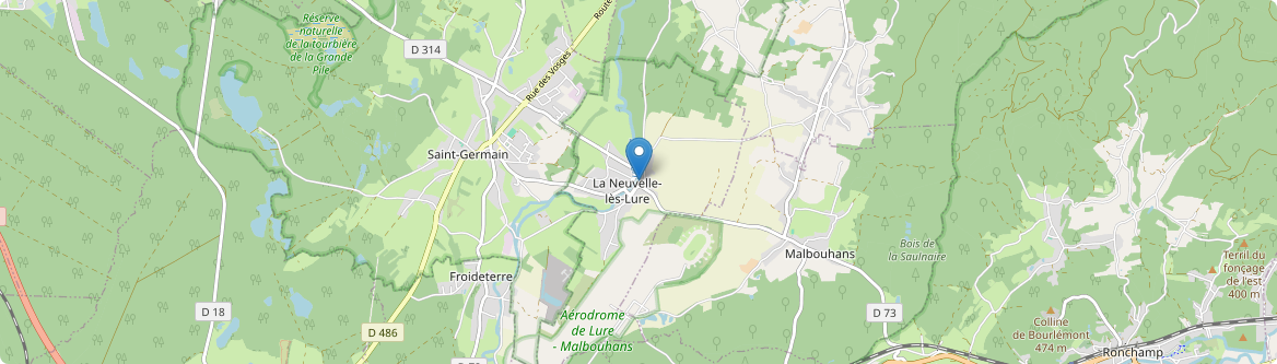 Neuvelle-lès-Lure - Carte