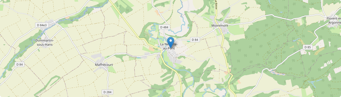 Neuville-au-Pont - Carte