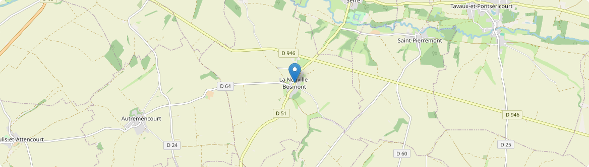 Neuville-Bosmont - Carte