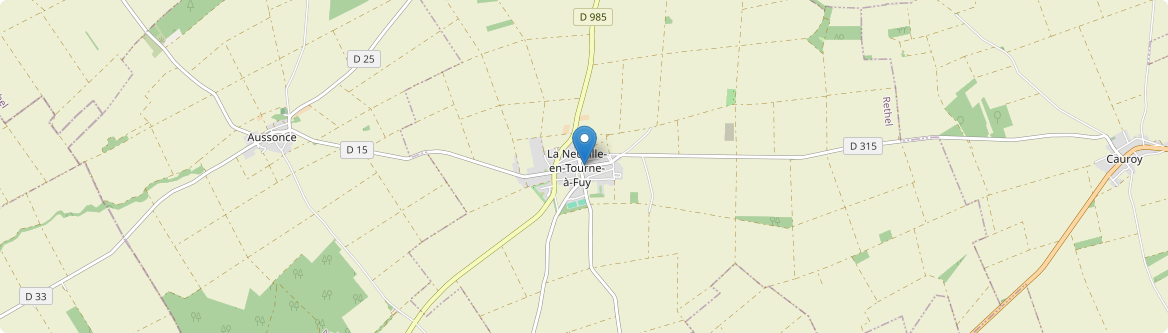 Neuville-en-Tourne-à-Fuy - Carte