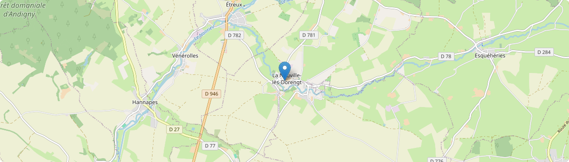 Neuville-lès-Dorengt - Carte