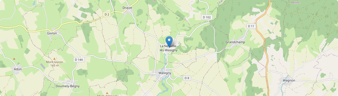 Neuville-lès-Wasigny - Carte