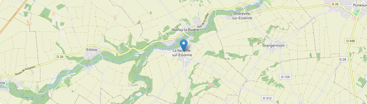 Neuville-sur-Essonne - Carte