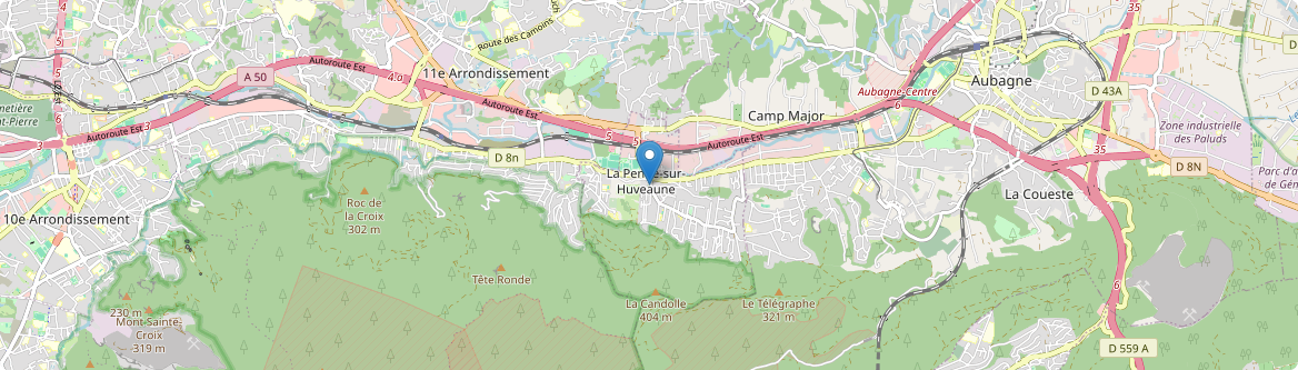 Penne-sur-Huveaune - Carte