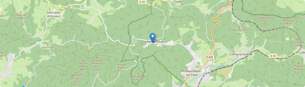 Petite-Fosse - Carte