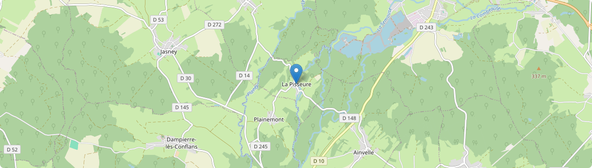 Pisseure - Carte