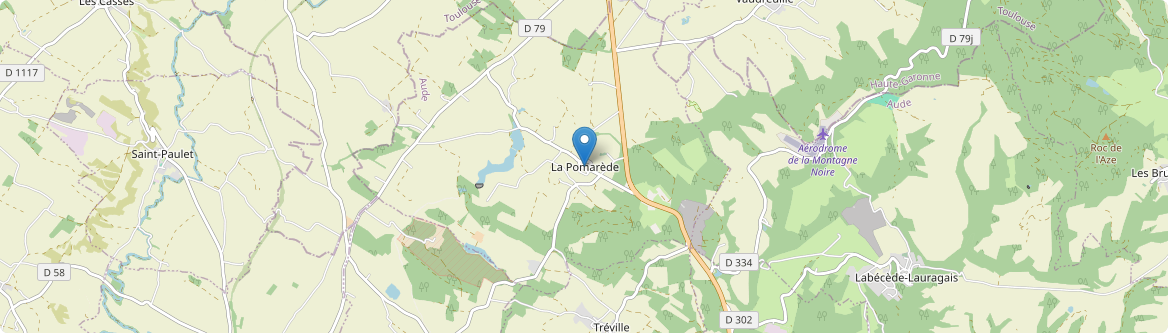 Pomarède - Carte