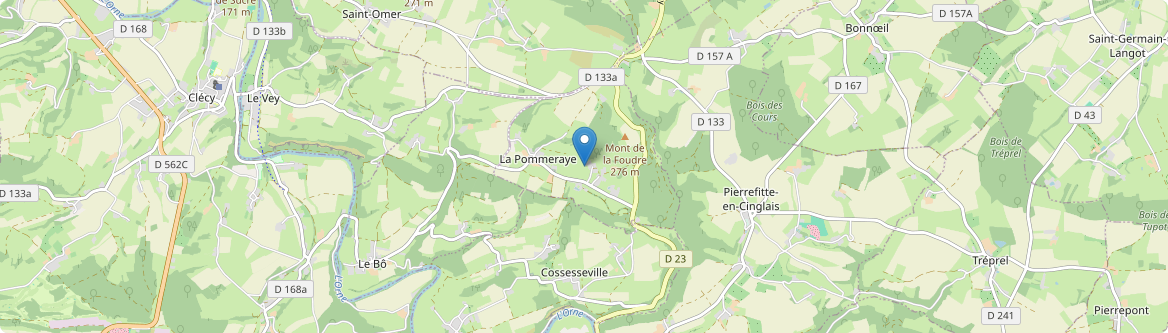 Pommeraye - Carte