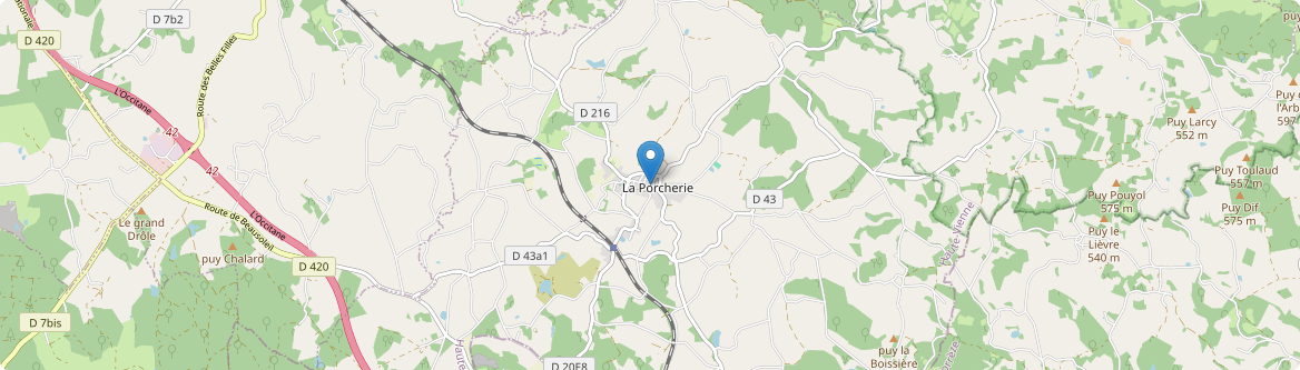 Porcherie - Carte