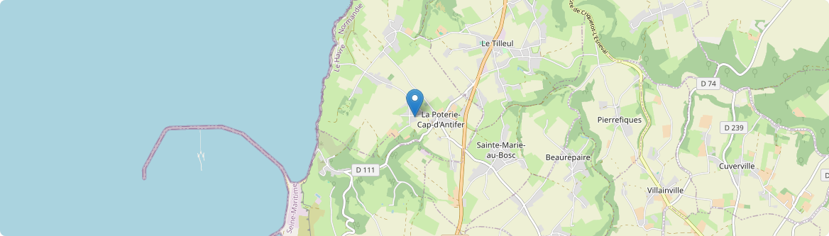 Poterie-Cap-d'Antifer - Carte