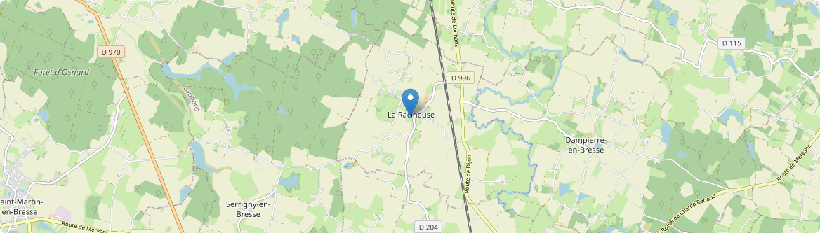 Racineuse - Carte