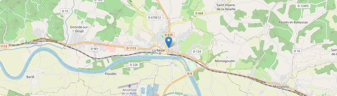 Réole - Carte