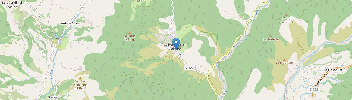 Robine-sur-Galabre - Carte