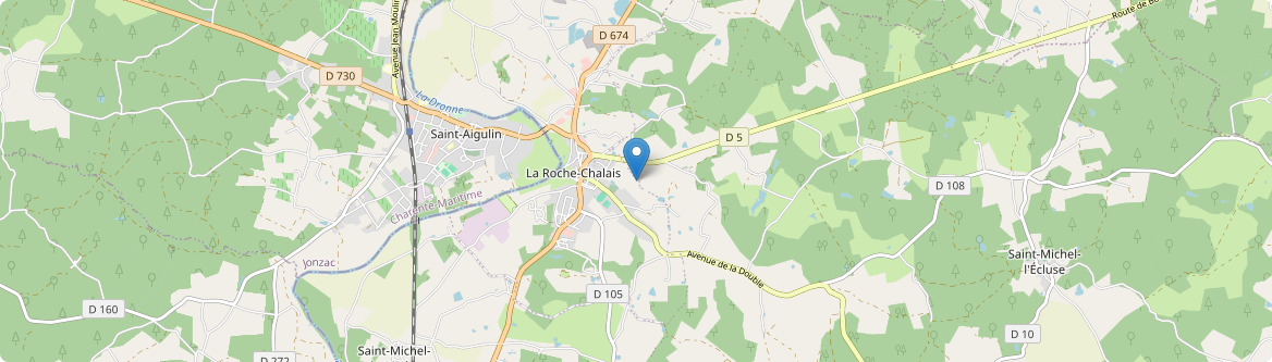 Roche-Chalais - Carte