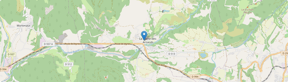 Roche-des-Arnauds - Carte