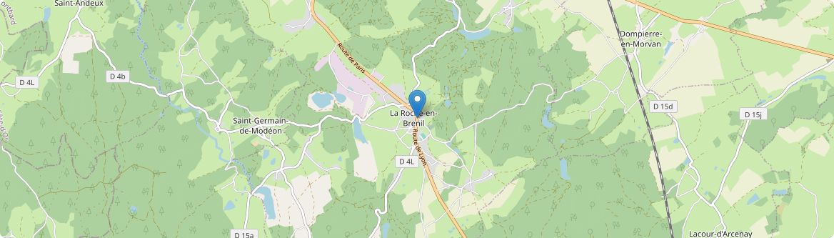 Roche-en-Brenil - Carte