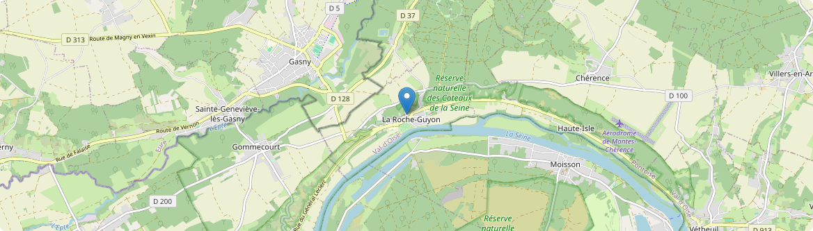 Roche-Guyon - Carte