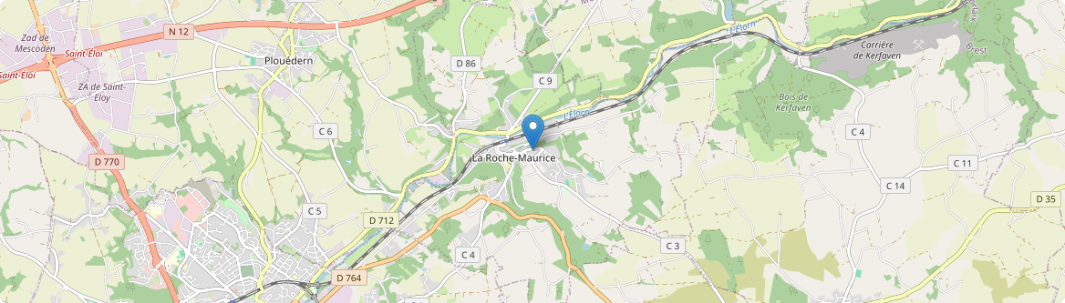 Roche-Maurice - Carte