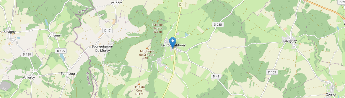 Roche-Morey - Carte